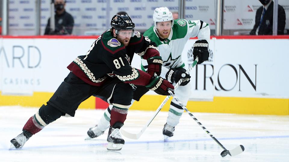 Phil Kessel (left) and Joe Pavelski (right) are both candidates to be moved at the trade deadline. (Joe Camporeale-USA TODAY Sports)