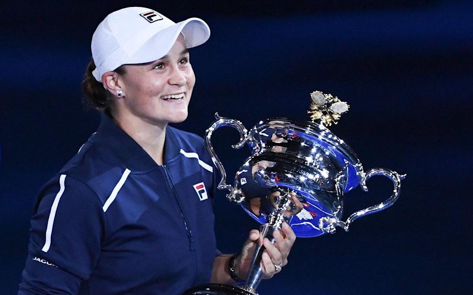 ashleigh barty vs danielle collins australian open final live score - AFP