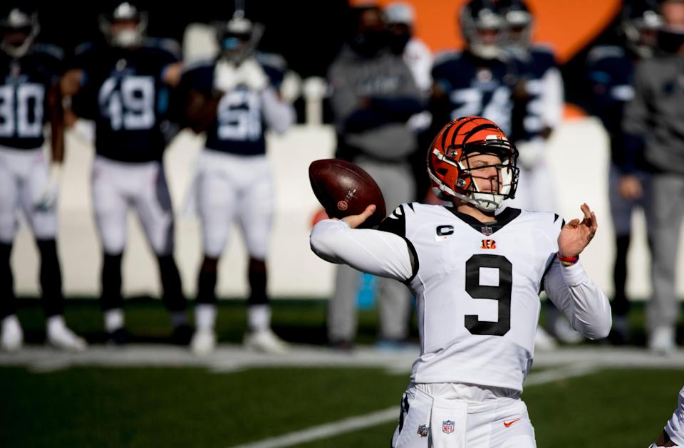 Can Joe Burrow and the Cincinnati Bengals upset the Tennessee Titans in the NFL playoffs?