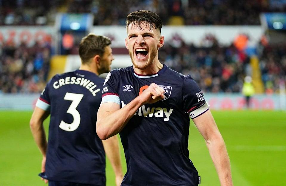 Declan Rice has starred for West Ham this season (Nick Potts/PA) (PA Wire)