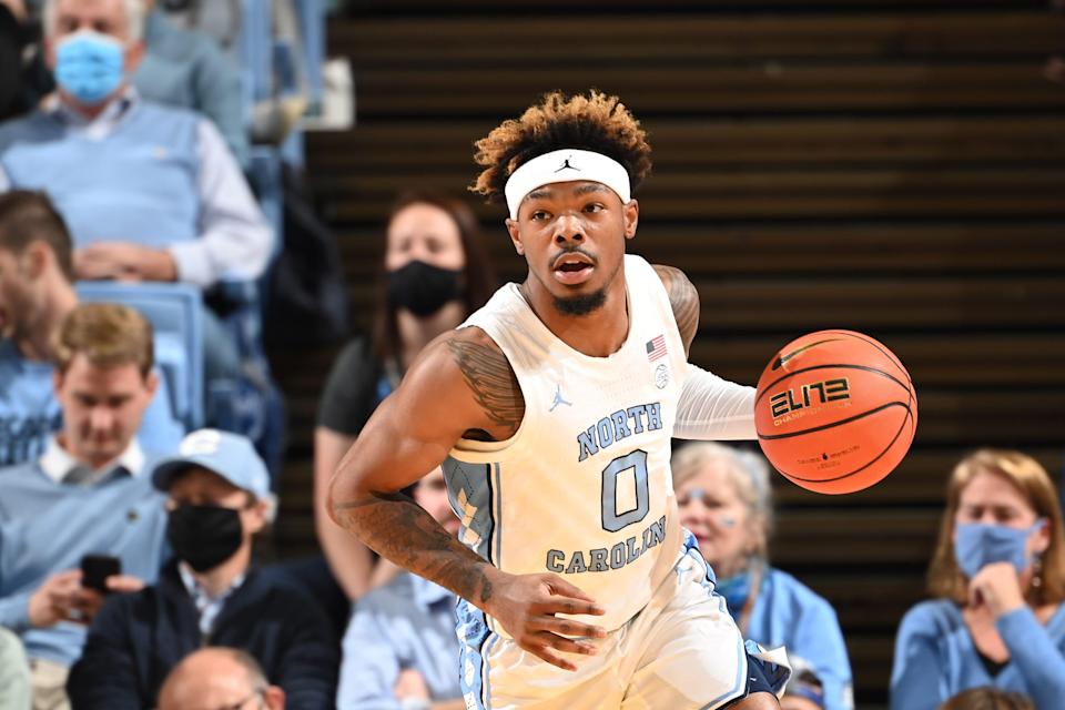 Anthony Harris, shown here against UNC Asheville in November, had scored in nine straight games off the North Carolina bench.