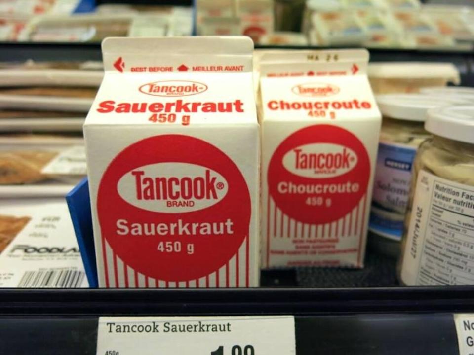 Tancook Brand Sauerkraut has been made in Lunenburg, N.S., for 75 years. (Tancook Sauerkraut on Facebook - image credit)