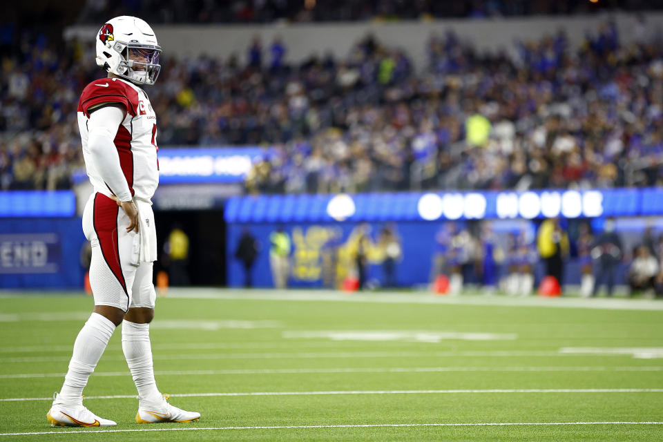 Kyler Murray and the Arizona Cardinals had a horrible start on Monday night. (Photo by Ronald Martinez/Getty Images)
