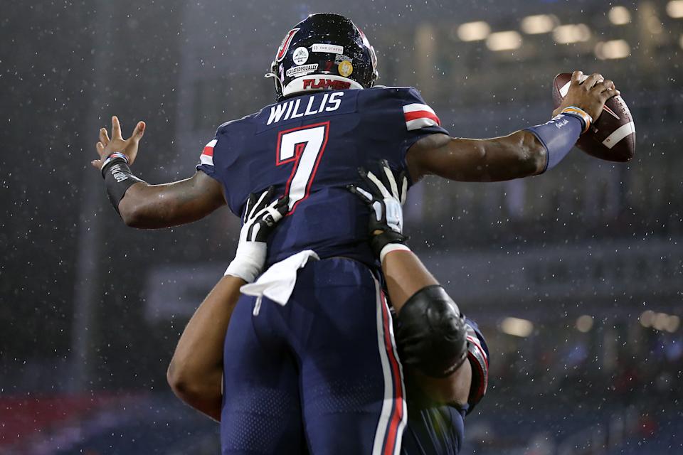 Liberty QB Malik Willis has a chance to help his NFL draft stock at the 2022 Senior Bowl. (Photo by Jonathan Bachman/Getty Images)