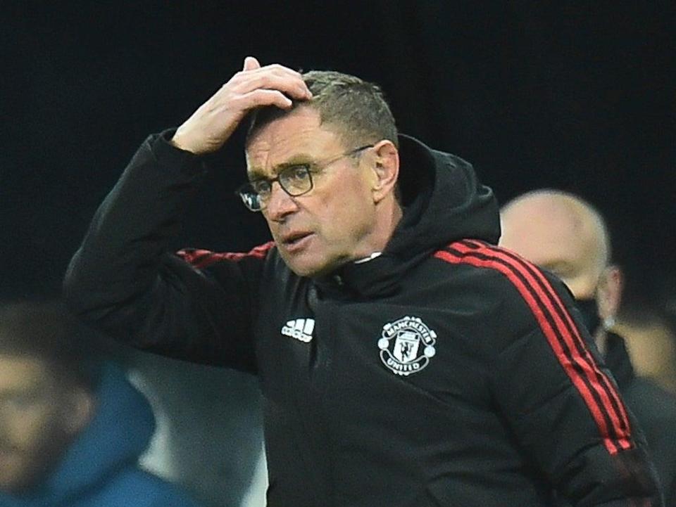 Ralf Rangnick says he hasn’t achieved what he wanted at United (EPA)
