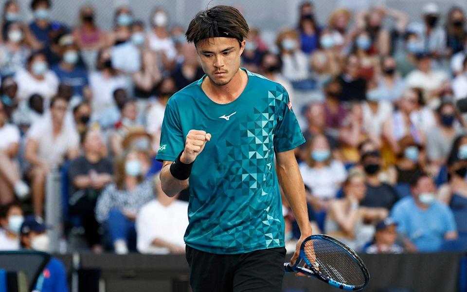 Taro Daniel impressed during the first set - GETTY IMAGES