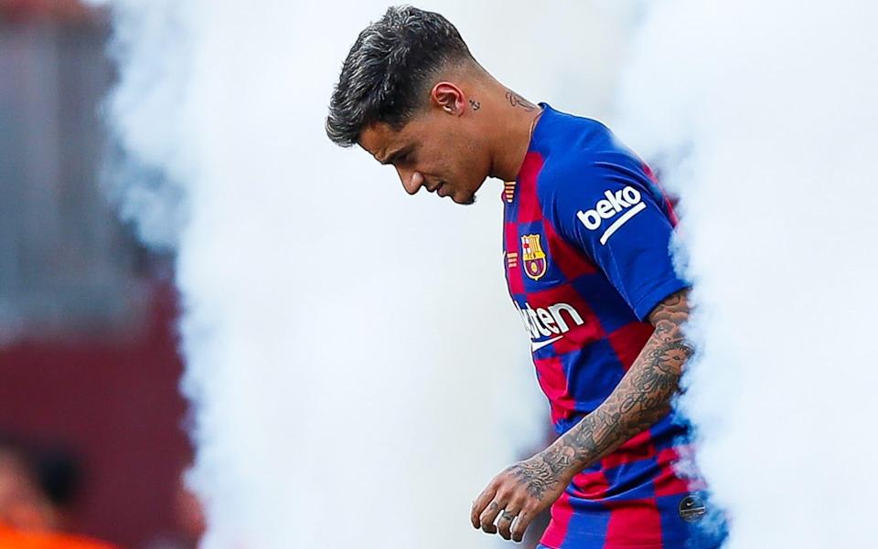 Philippe Coutinho during his time at Barcelona - How Philippe Coutinho's dream move to Barcelona turned sour - GETTY IMAGES