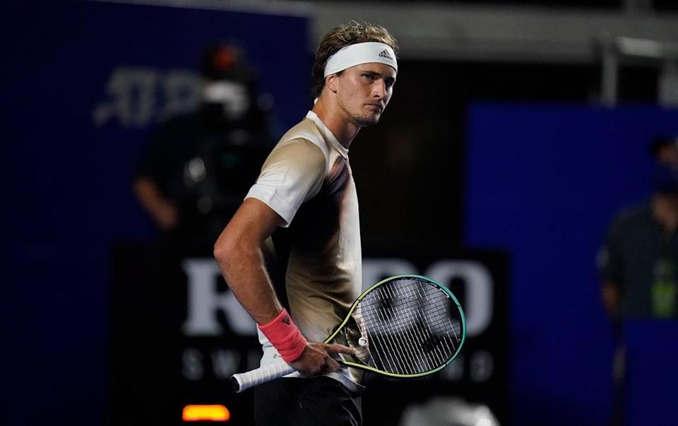 Alexander Zverev was thrown out of the tournament (Eduardo Verdugo/AP) (AP)