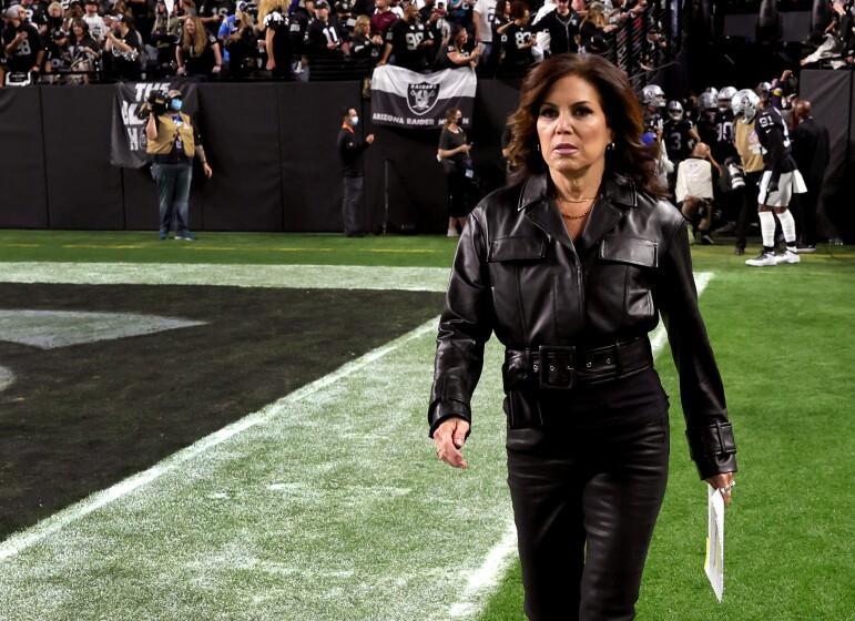 NBC &quot;Sunday Night Football&quot; sideline reporter Michele Tafoya