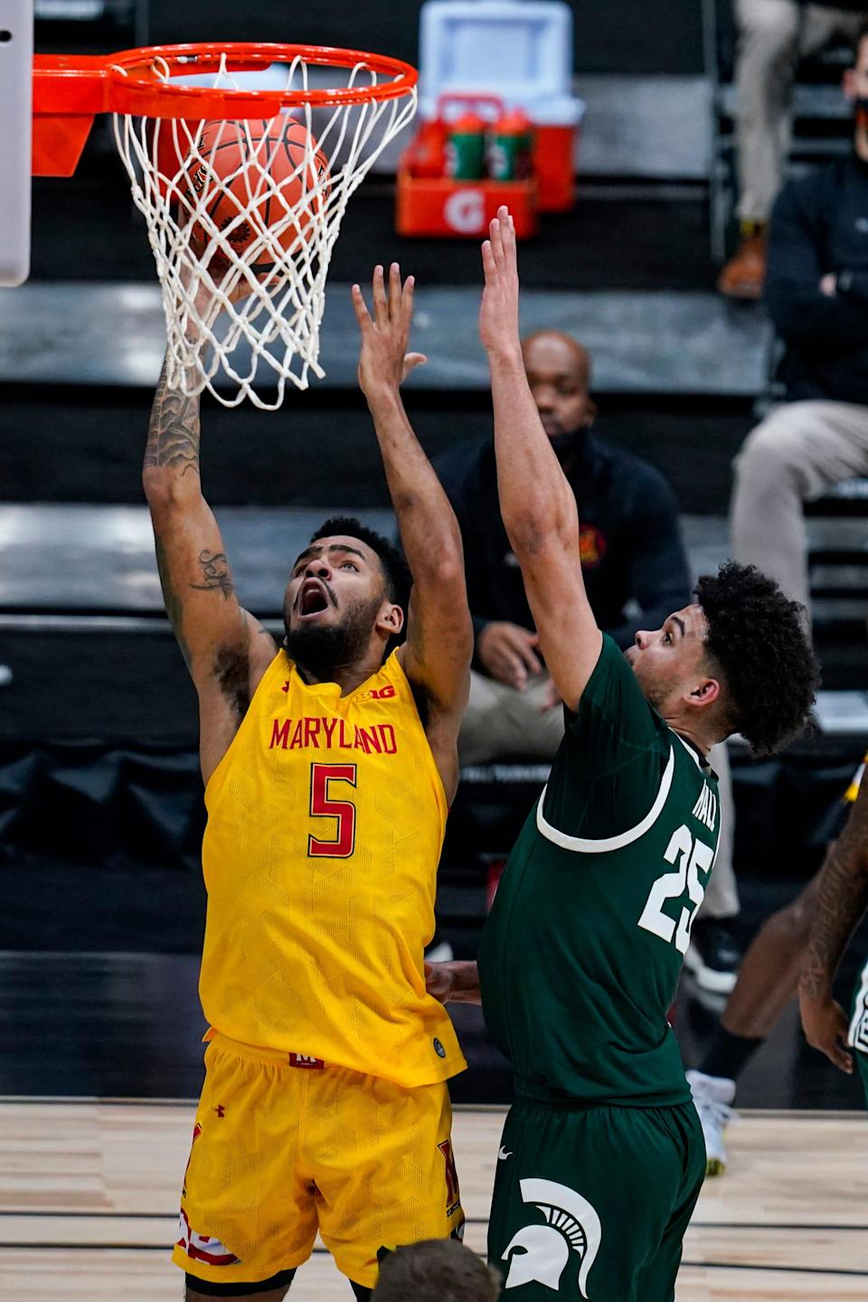 Eric Ayala and Maryland were tough matchup for the Spartans last seasons, beating them twice by double digits, including in the Big Ten tournament.