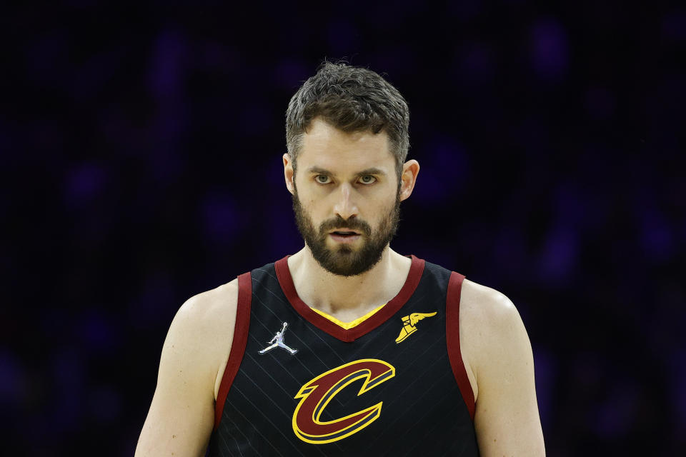 Kevin Love #0 of the Cleveland Cavaliers has been a huge fantasy basketball surprise