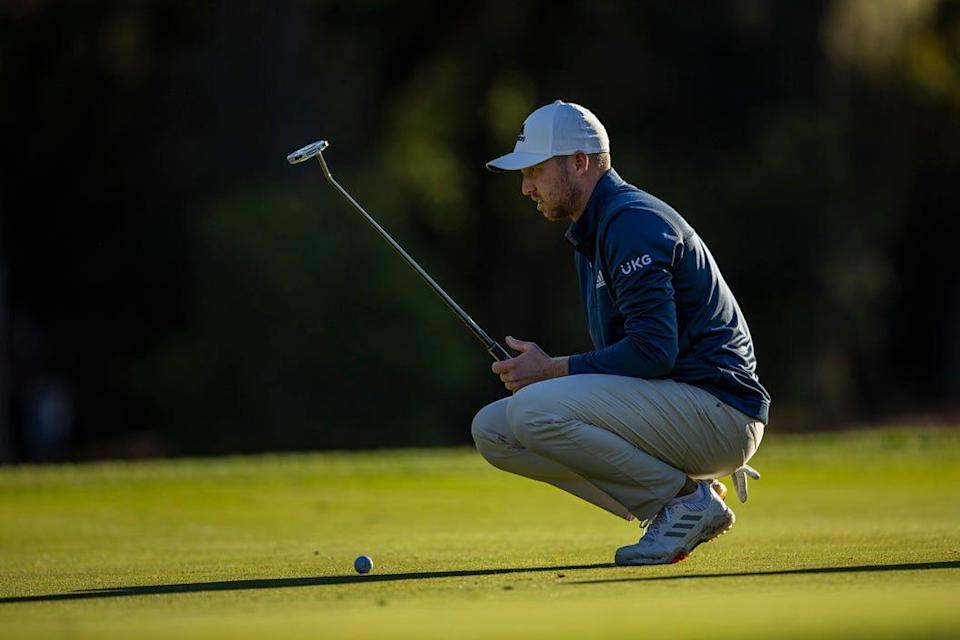 Daniel Berger was at the center of a heated rules dispute with playing partners Viktor Hovland and Joel Dahmen on Monday at The Players Championship.
