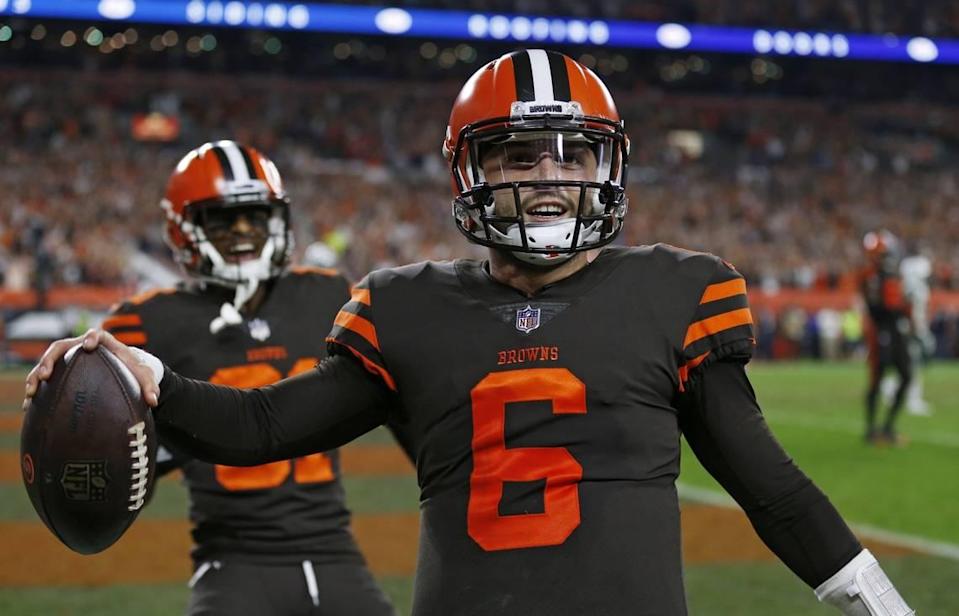 Browns quarterback Baker Mayfield will make his first career start this weekend against Oakland.