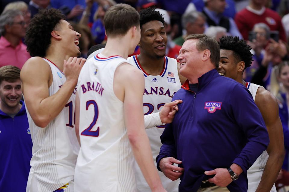 Bill Self and the Jayhawks face Villanova in Saturday's first game of the men's Final Four.