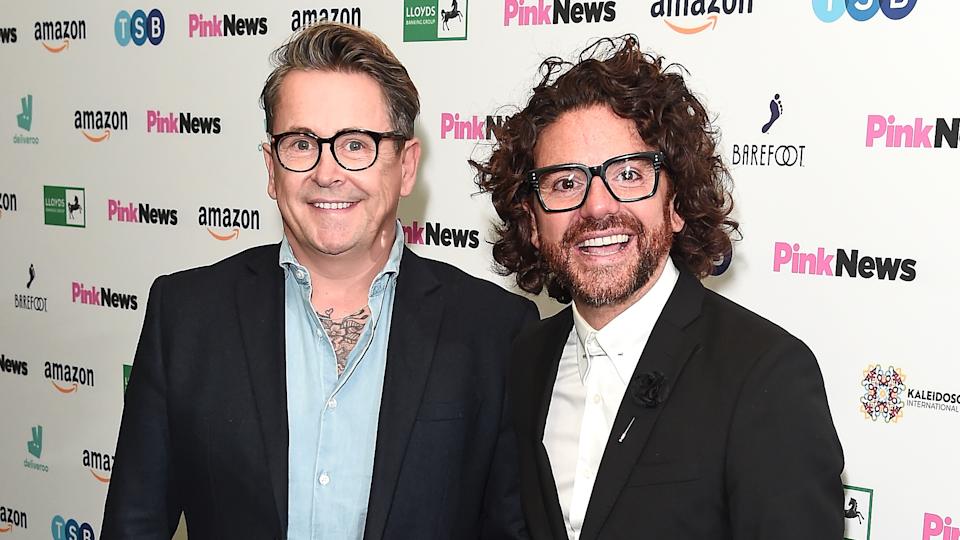 Stephen Webb and Daniel Lustig have had a makeover. (Eamonn M. McCormack/Getty Images)