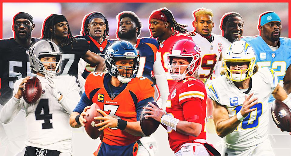 The AFC West has been one big race to acquire star players this month. (Erick Parra Monroy/Yahoo Sports)