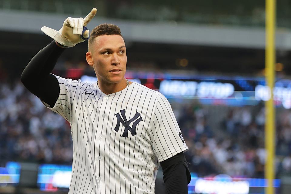 MLB players are pushing for change in lockout negotiations to ensure that Aaron Judge's record-setting rookie season would be more lucrative for future generations of young players. (Photo by Mike Stobe/Getty Images)