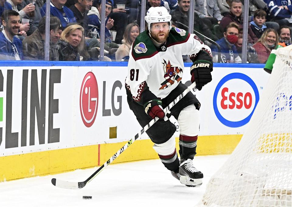 Coyotes forward Phil Kessel could give a team secondary scoring if he is traded.