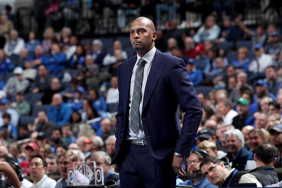 MEMPHIS, TN - FEBRUARY 5: Penny Hardaway, head coach of the Memphis Tigers looks on against the Temple Owls during a game on February 5, 2020 at FedExForum in Memphis, Tennessee. Memphis defeated Temple 79-65. (Photo by Joe Murphy/Getty Images)