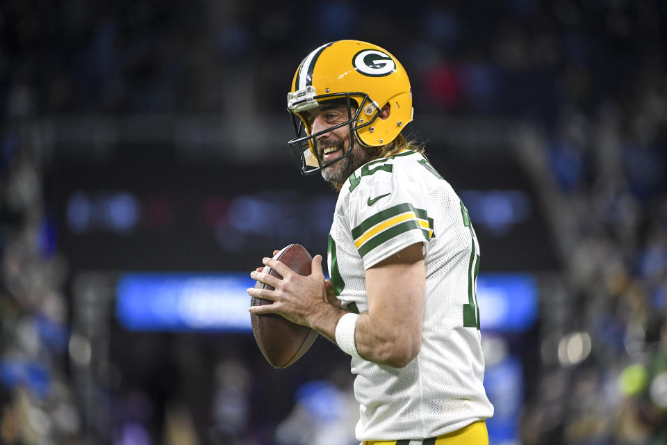 Aaron Rodgers with the Packers.