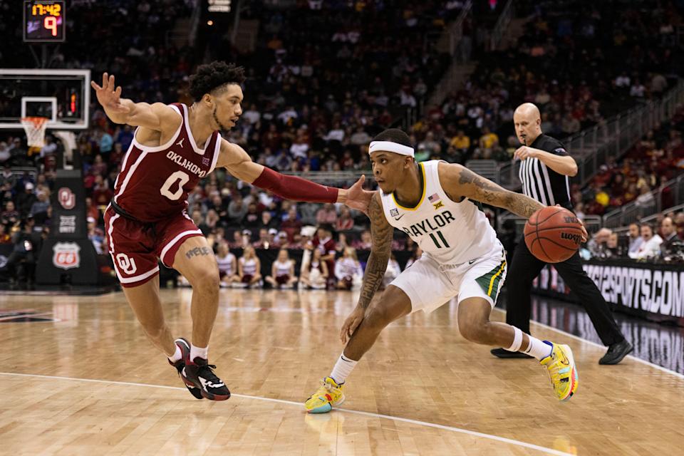 Baylor and guard James Akinjo lost to Oklahoma in the Big 12 tournament, but the Bears still secured a No. 1 seed in the NCAA men's tourney.