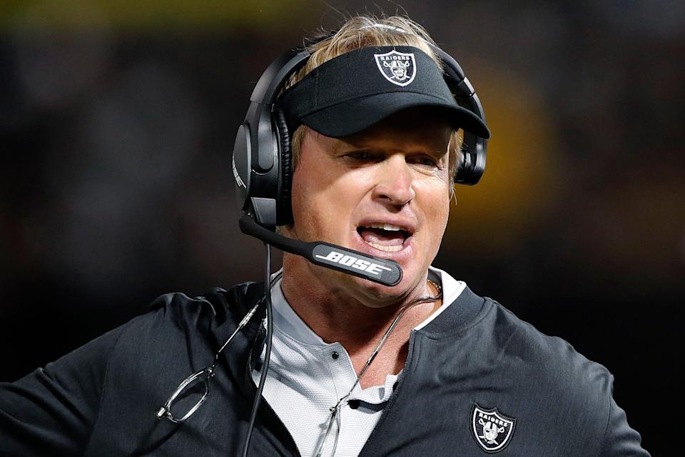 Former Las Vegas Raiders head coach Jon Gruden argues that it's &quot;unconscionable&quot; that the NFL has requested in court filings that his lawsuit be moved to arbitration.