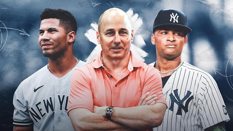 Gleyber Torres/Brian Cashman/Luis Gil Treated Image