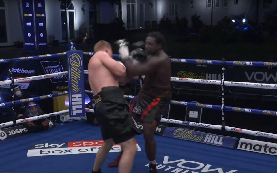 Alexander Povetkin's knock-out punch against Whyte back in August 2020 - SKY SPORTS