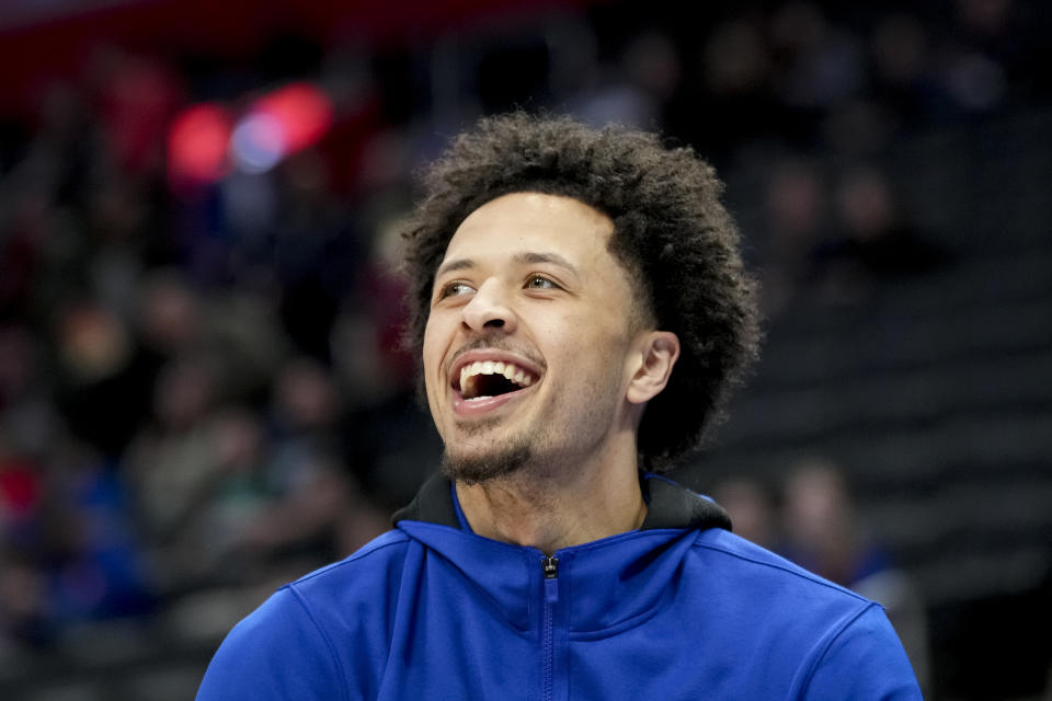 Detroit Pistons rookie Cade Cunningham has proven himself to be the future of the franchise. (Nic Antaya/Getty Images)