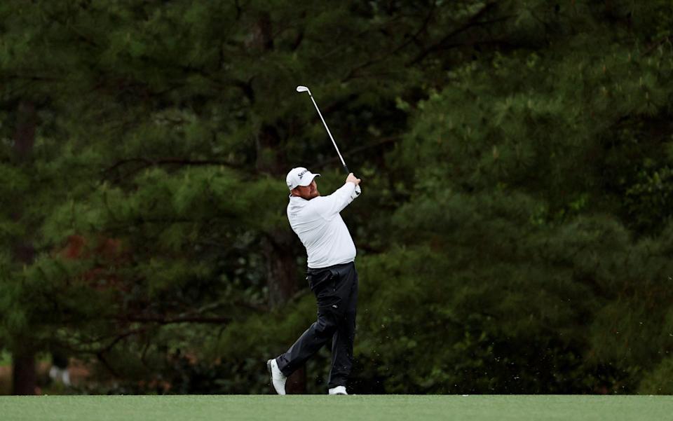 Shane Lowry plays from the 2nd fairway during the third round - REUTERS/Mike Segar