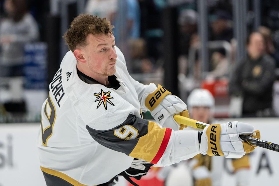 Jack Eichel and the Vegas Golden Knights are pushing to get into the playoffs.