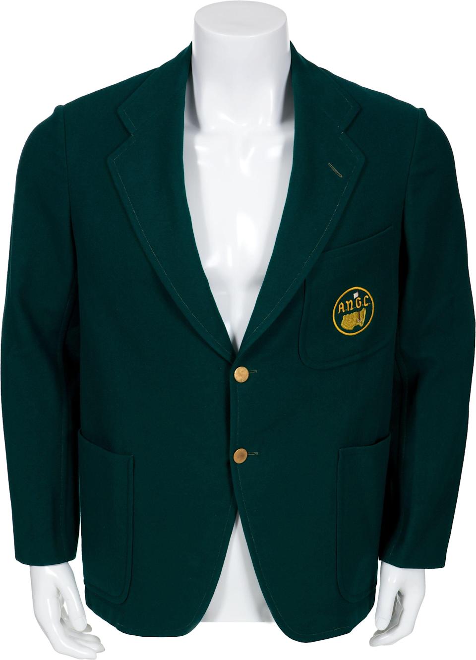 1937 Bobby Jones' personal green jacket