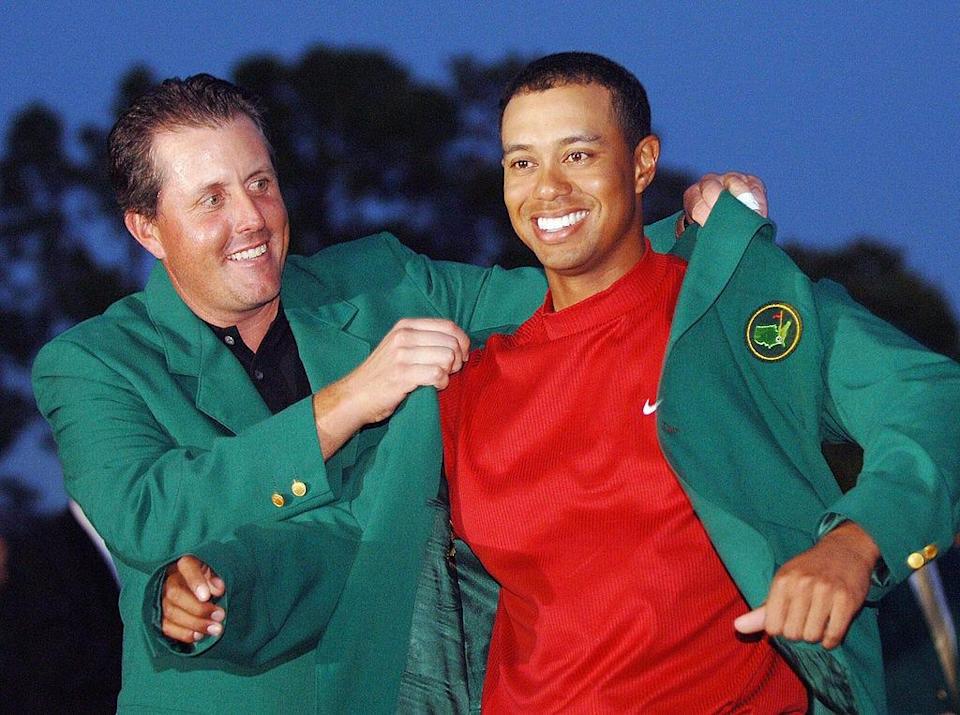 Phil Mickelson and Tiger Woods