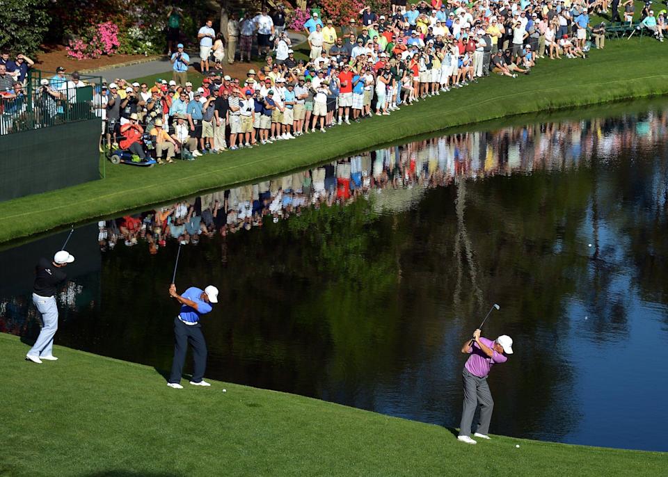 A pond at the Masters