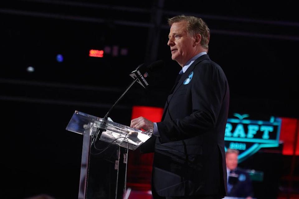 NFL commissioner Roger Goodell will reveal Jacksonville’s selection (Getty Images)