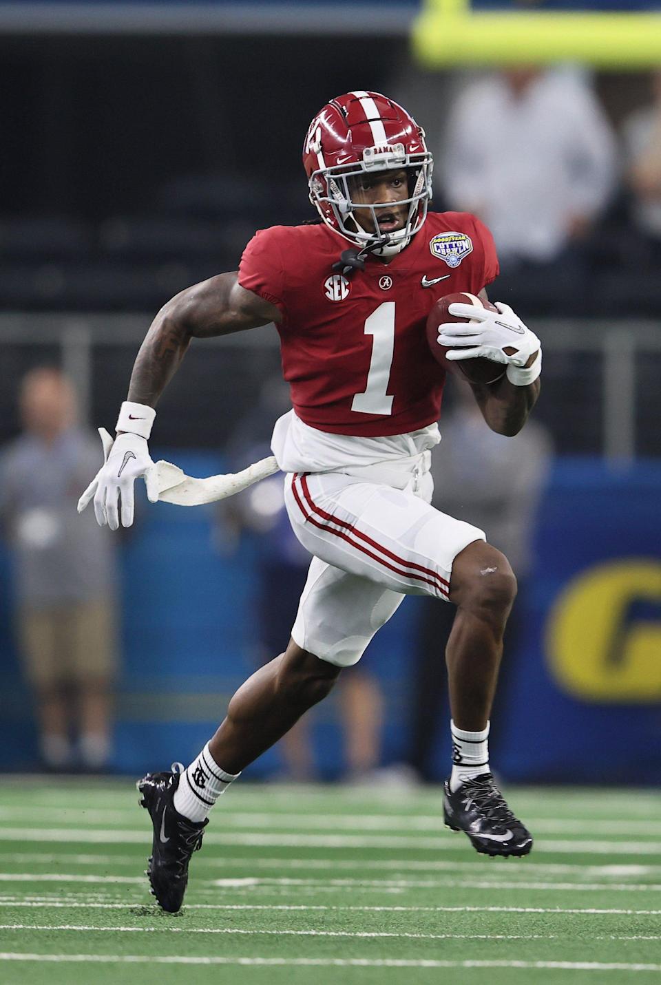 Alabama wide receiver Jameson Williams has declared for the NFL draft.