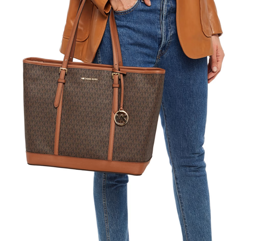 Michael Michael Kors Logo-print faux leather tote. (PHOTO: The Outnet)