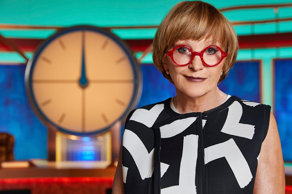 Anne Robinson in the Countdown studio