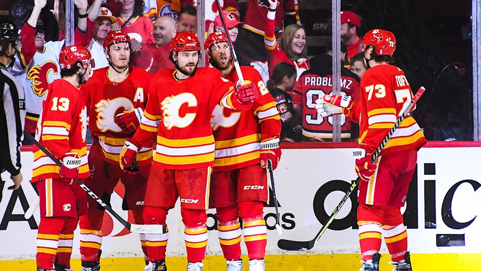 The Flames and Oilers put on a show in Game 1. (Photo by Derek Leung/Getty Images)