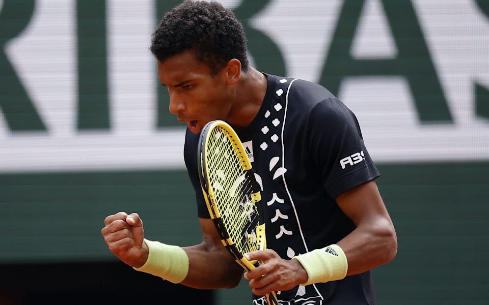 Auger-Aliassime French Open - Yoan Valat/Shutterstock