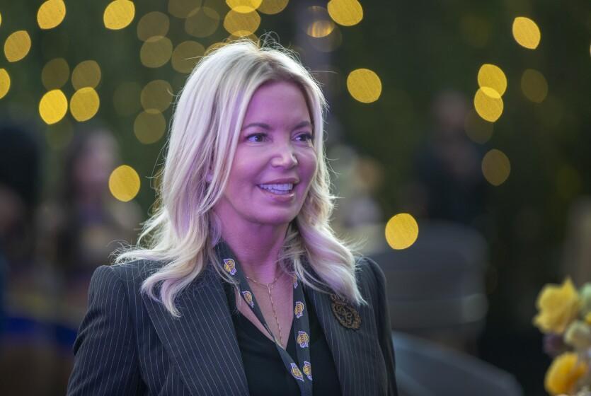 Jeanie Buss appears as the Lakers host a 2021-2022 season kick-off event