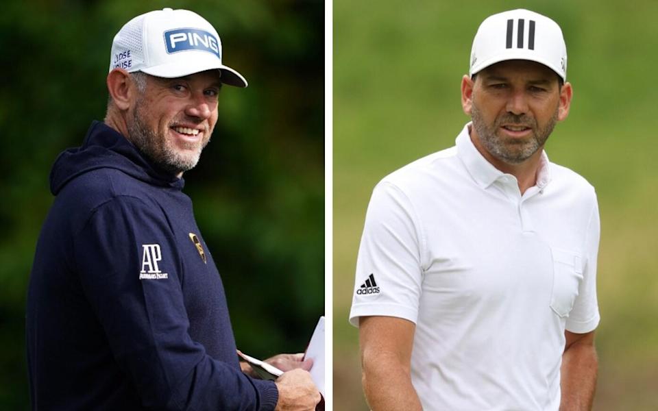 Lee Westwood and Sergio Garcia slammed for 'spitting on their home Tour' - GETTY IMAGES/PA