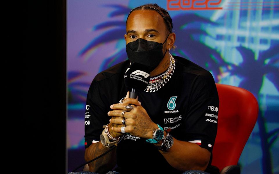 Lewis Hamilton given two races to remove jewellery amid Miami Grand Prix row with FIA - GETTY IMAGES