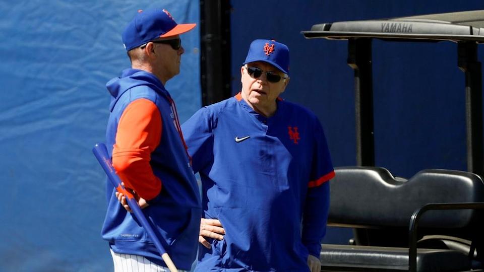 Mets Glenn Sherlock Buck Showalter talking spring training