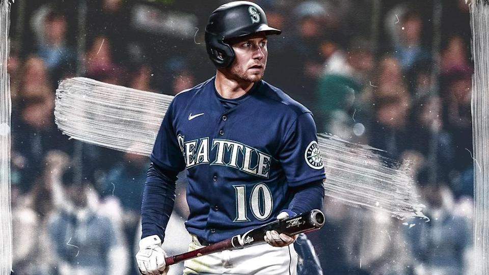 Jarred Kelenic treated art with Mariners 2022