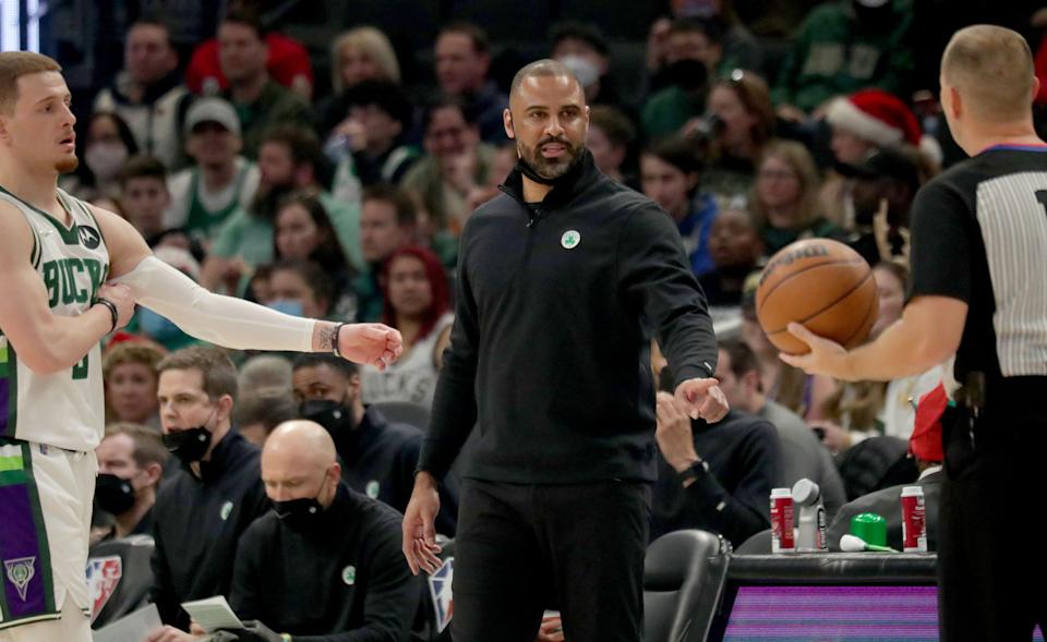 Before becoming head coach of the Celtics, Ime Udoka was an assistant with the Spurs from 2012-2019, the 76ers in '19-20 and Nets in '20-21.