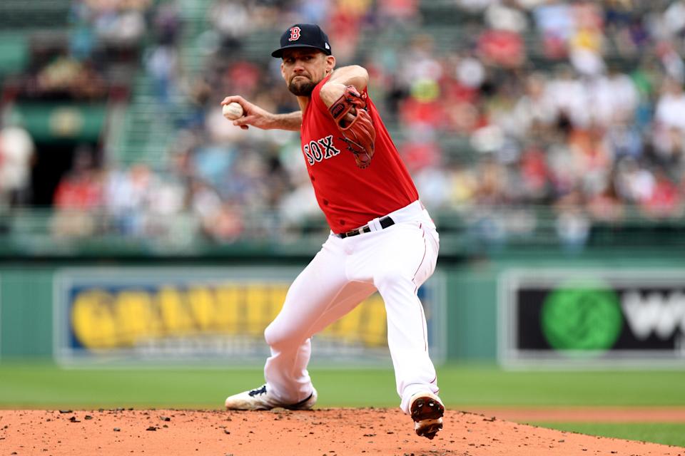 Red Sox starting pitcher Nathan Eovaldi is 2-2 over 10 starts this season.