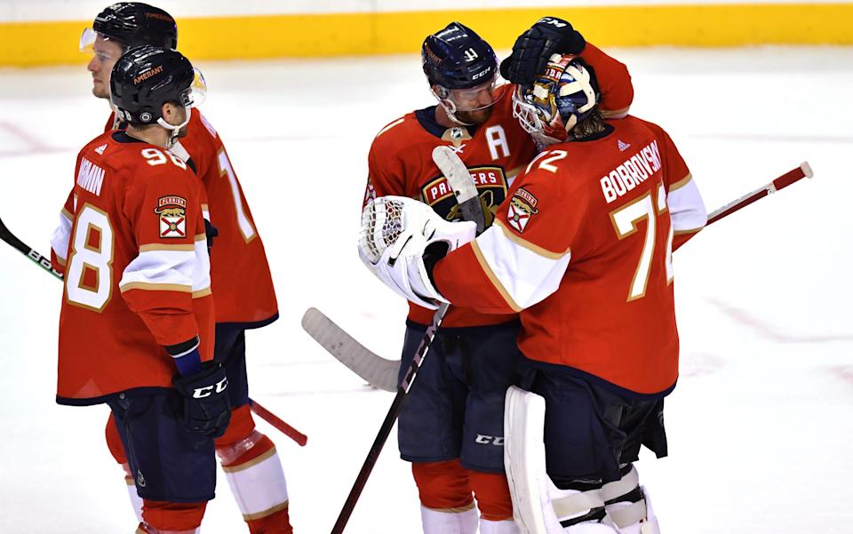 Leading scorer Jonathan Huberdeau and goaltender Sergei Bobrovsky will lead the top-seeded Florida Panthers in the playoffs.