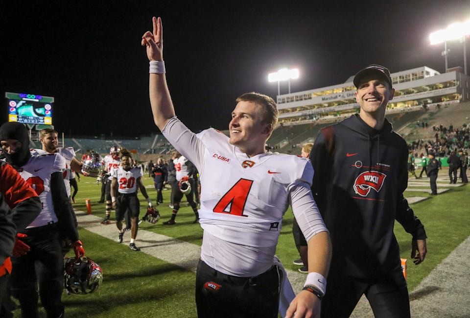 A record-setting 2021 season at Western Kentucky helped elevate Bailey Zappe onto the radar of NFL teams.