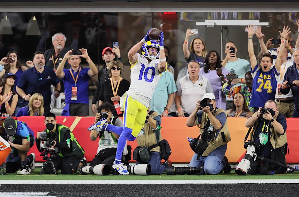 The NFL released its schedule on Thursday night, and Cooper Kupp and the Los Angeles Rams will host the first game of the regular season. (Photo by Andy Lyons/Getty Images)